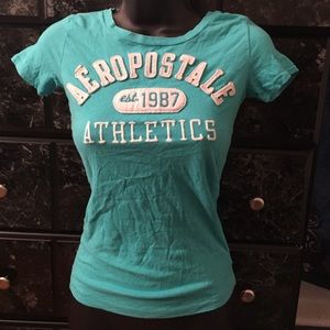 blue aeropostale tshirt